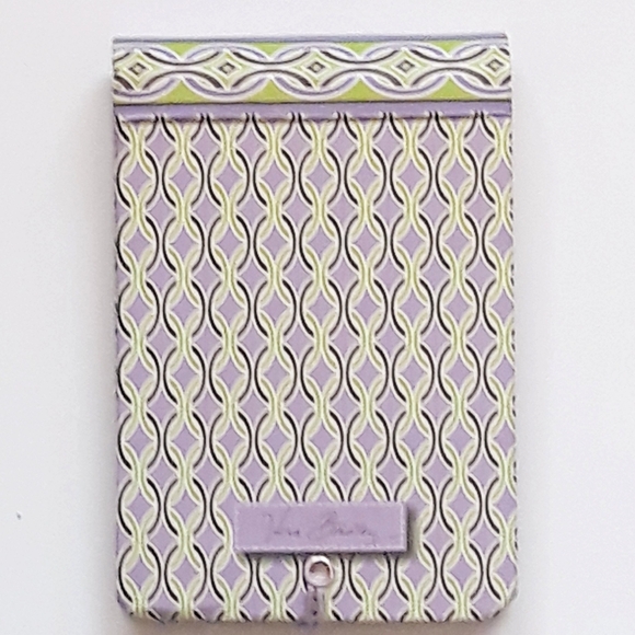 Vera Bradley Brown Floral Pattern Cotton Lanyard + VB Mini Pocketbooks - Picture 2 of 13